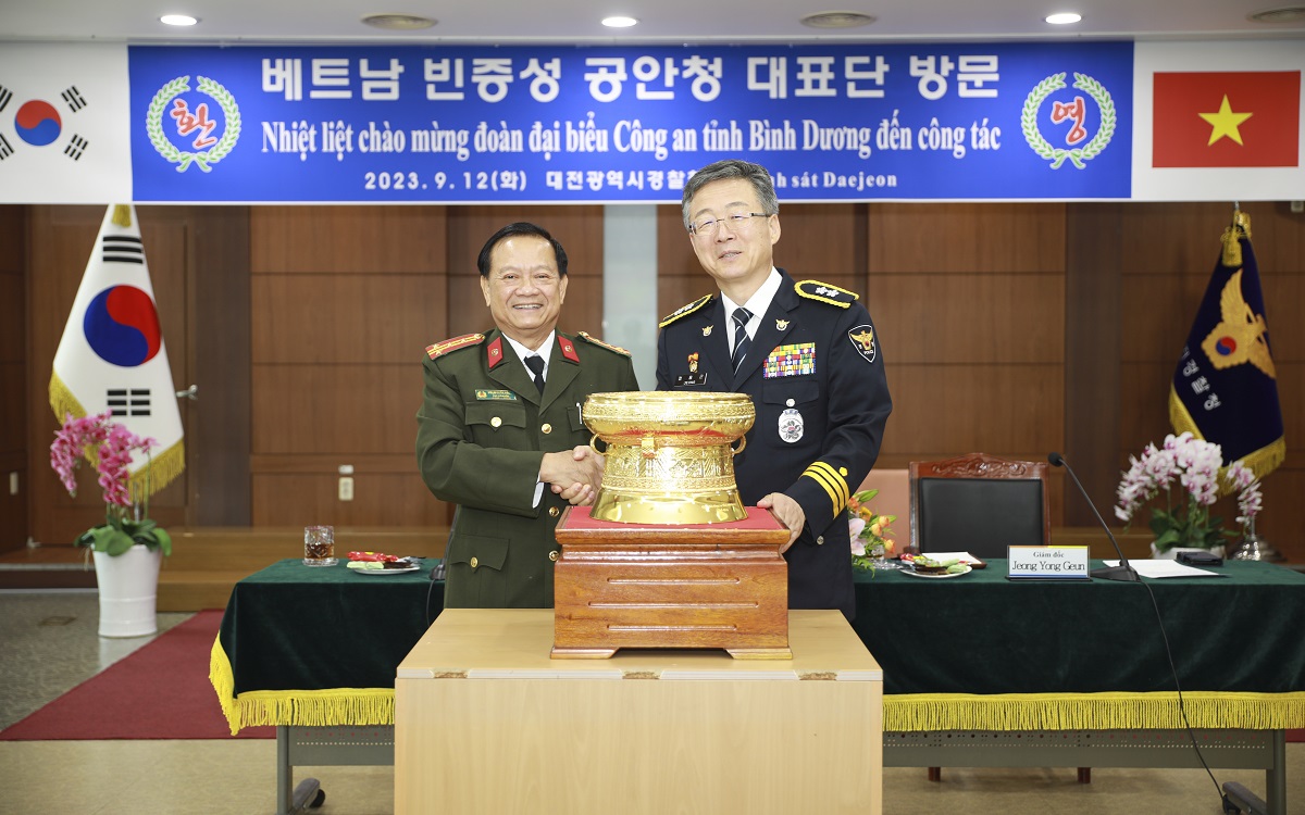 0912 베트남 빈증성 공안청(대표단) 대전경찰청 방문